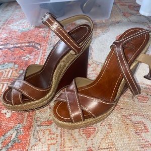 Christian louboutin wedges!!